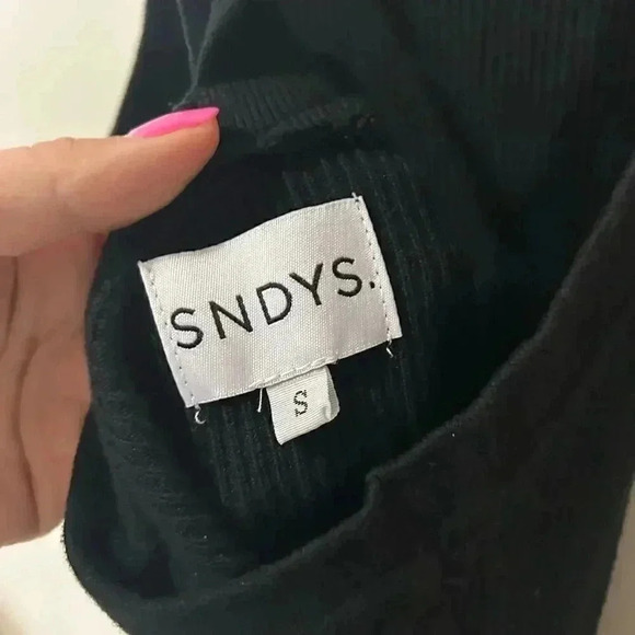SNDYS Revolve Knit Bodysuit Ribbed S - Picture 5 of 5